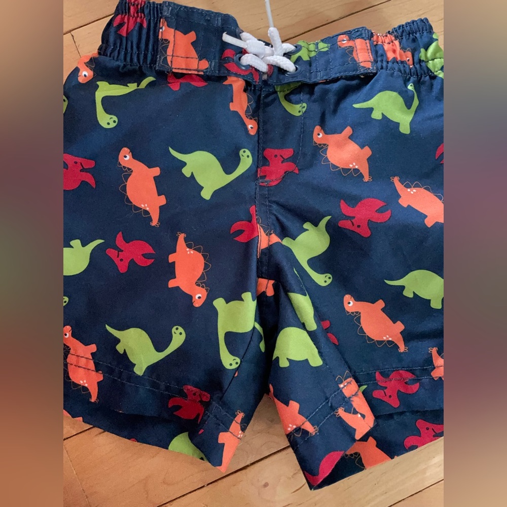 Boys swim trunks Dino NWOT
